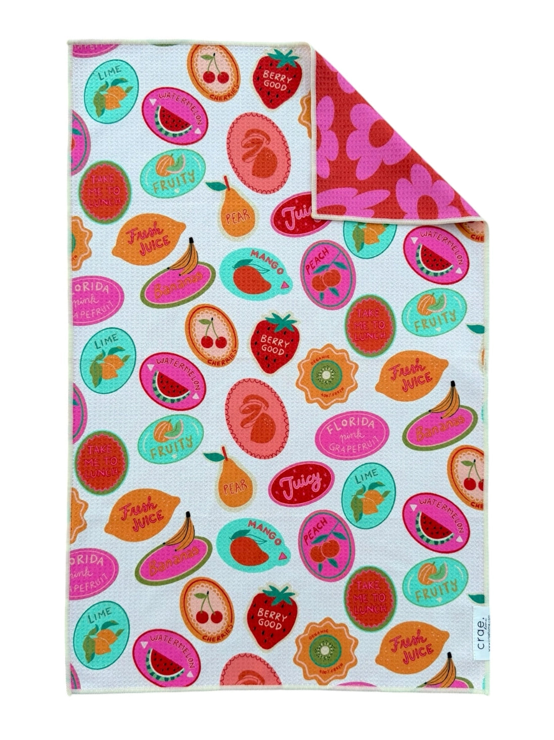 100% Juice: Reversible Hand Towel