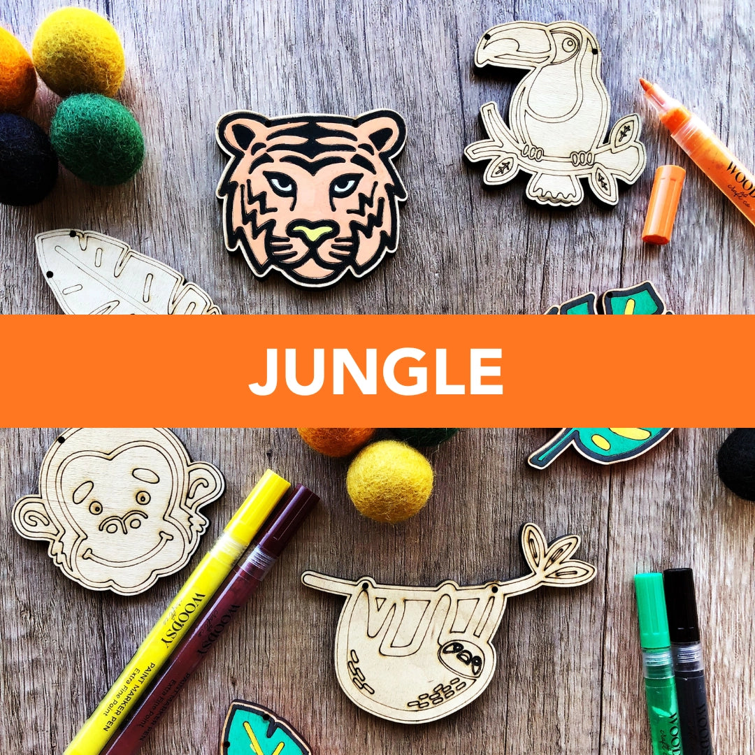 DIY Craft Kit- Jungle Garland
