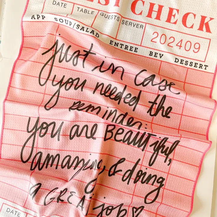 Just in Case Waffle Towel