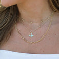 Everyday Beaded Layering Necklace Gold