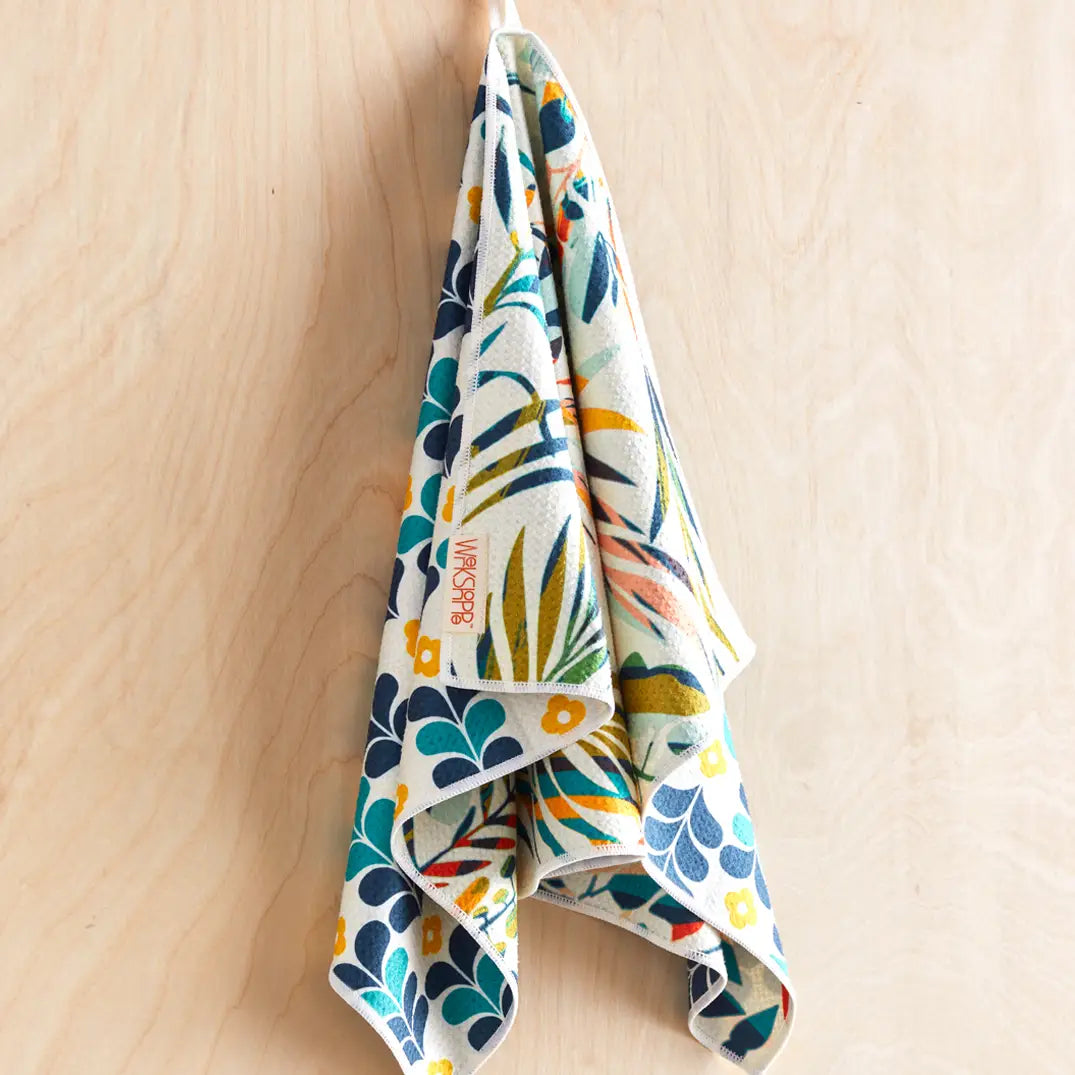 Colorful Leaves Microfiber Dishcloth