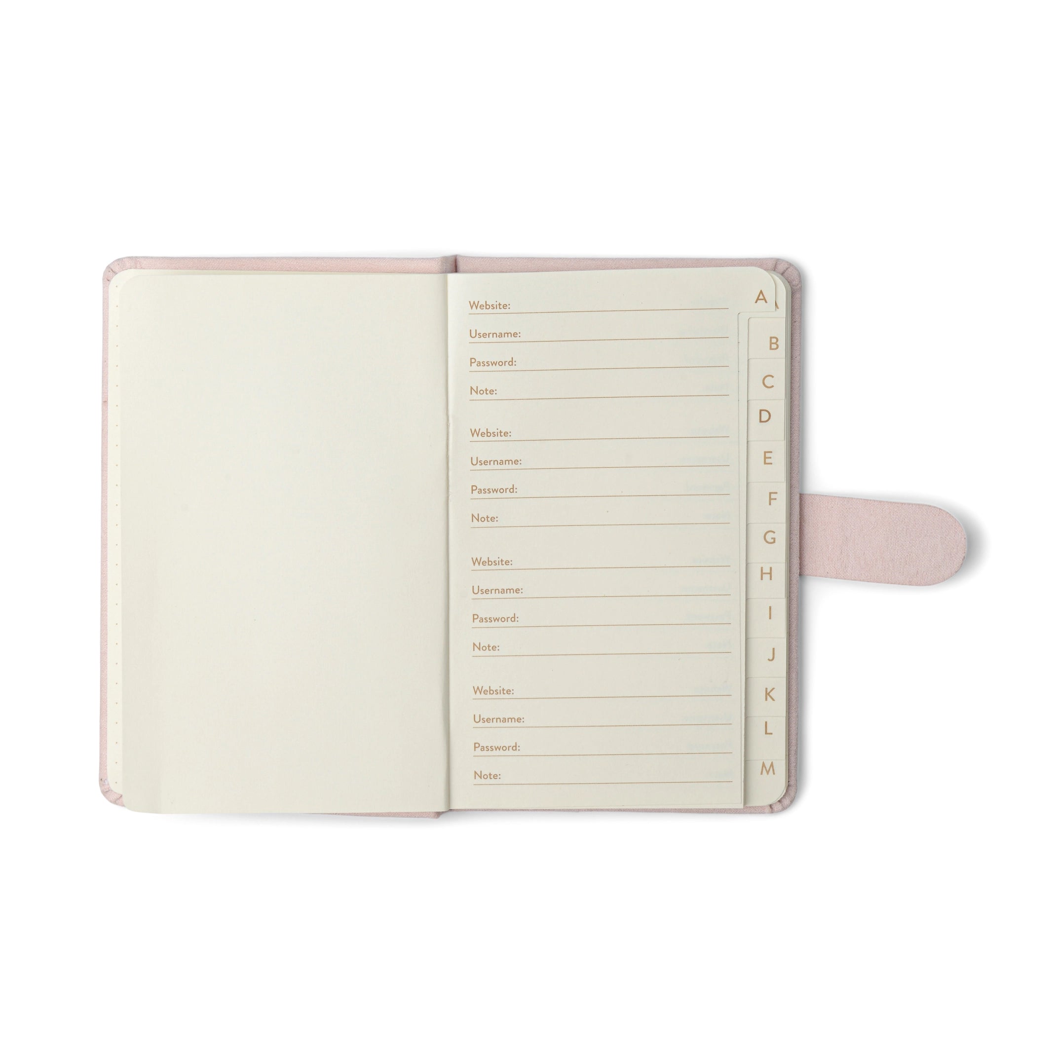 Mini Password Journal