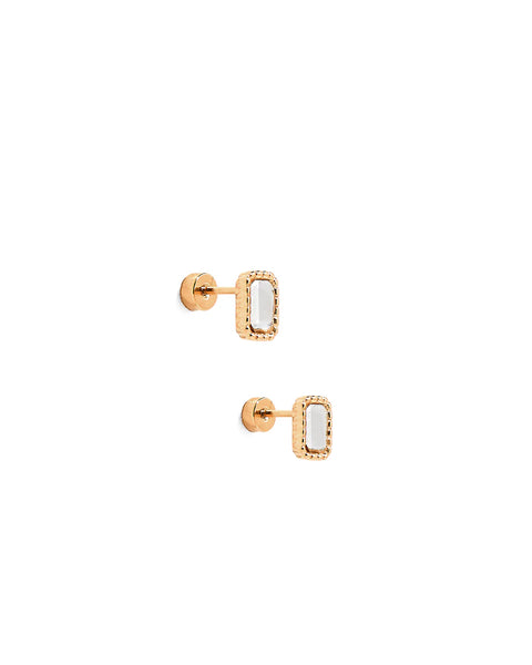 Madison Screwback Studs Gold