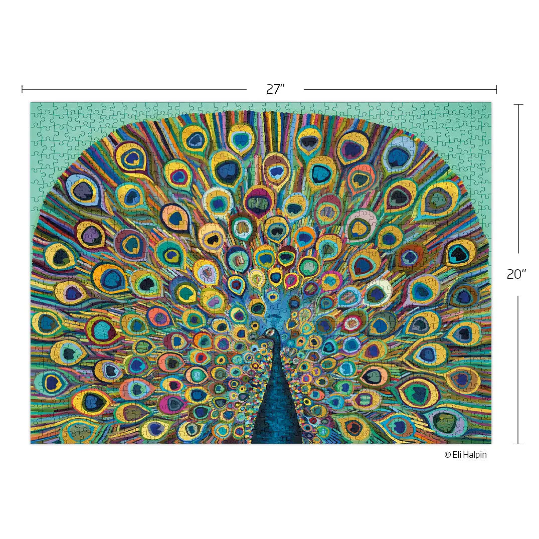 Peacock 1000 Piece Puzzle