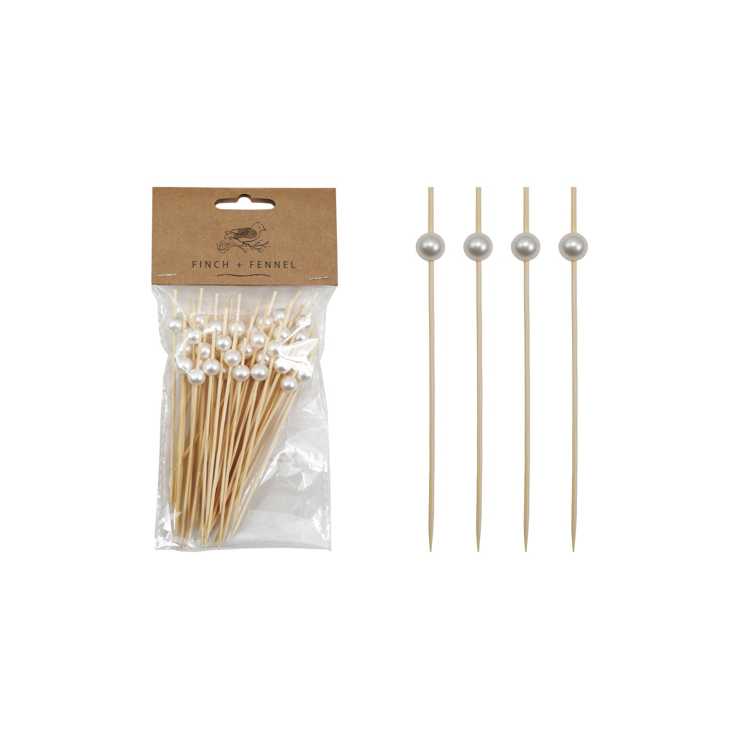 Pearl Single Use Skewers
