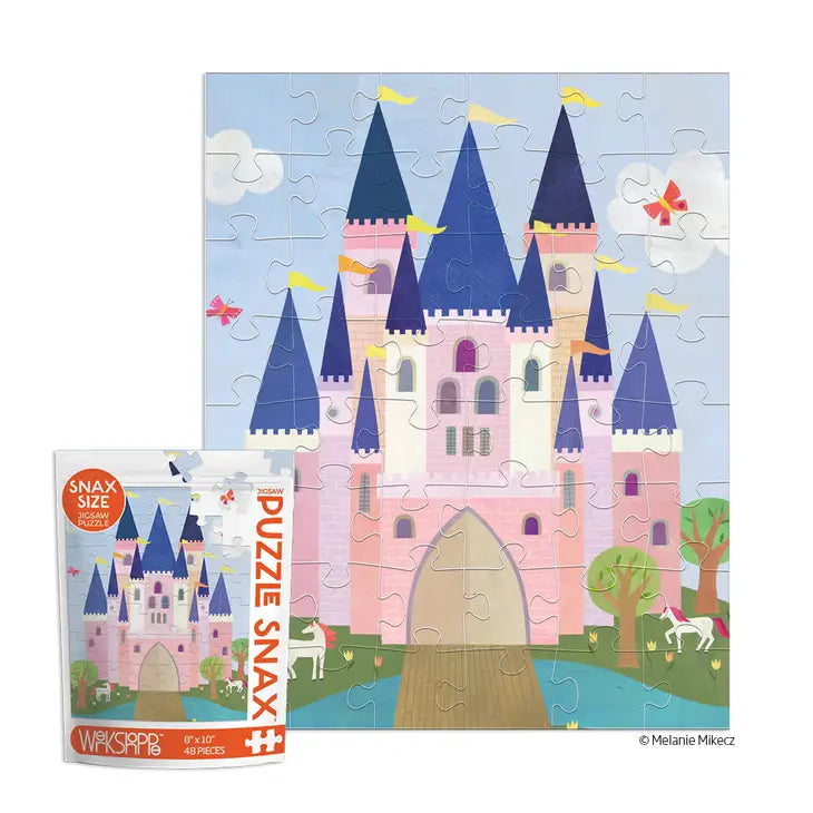 Pink Royal Castle | 48 Piece Jigsaw Puzzle