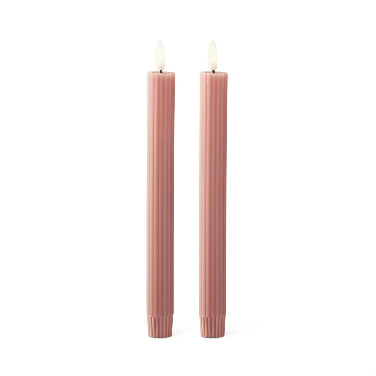 Set of 2 9.75 Thin Line LED Taper Candles