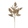 Glittered Champagne Holly Spray