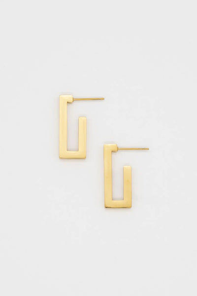 Brenda Grands Rectangle Hoops