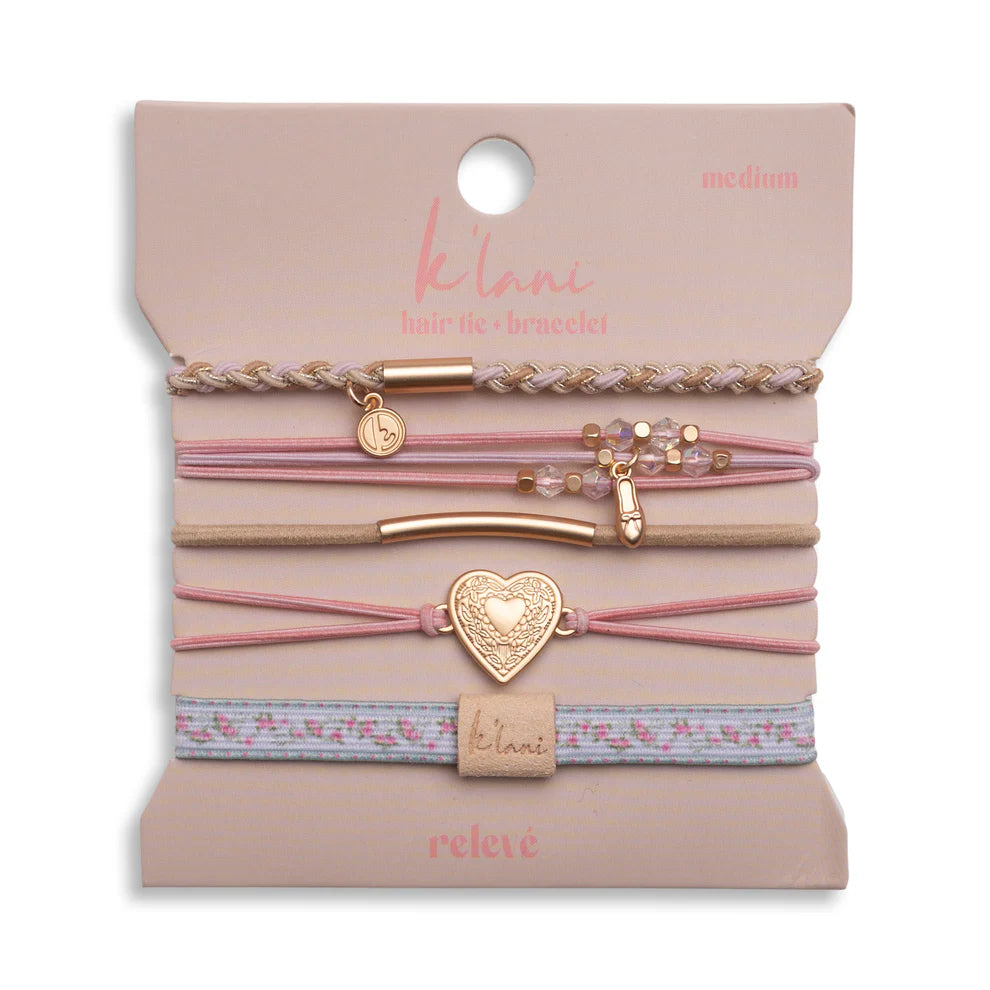 K'lani Relevé Hair Tie + Bracelet Set