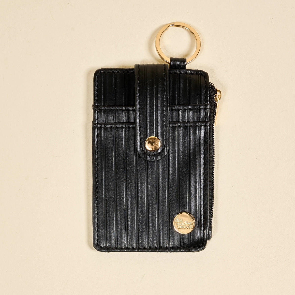 Ripple Ridge Keychain Wallet