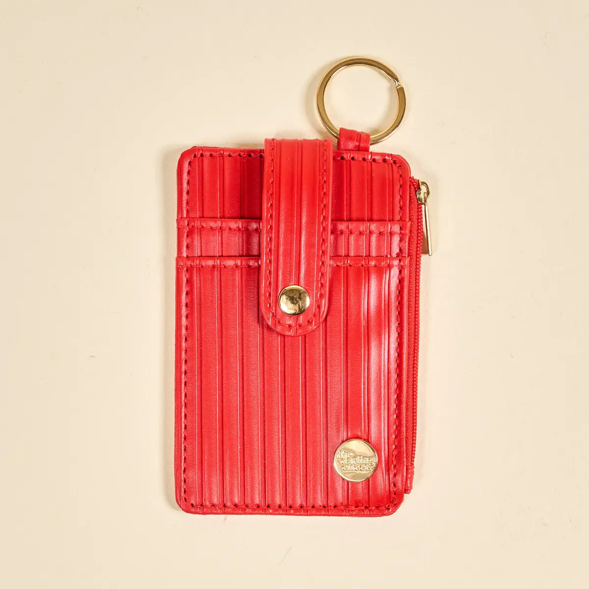 Ripple Ridge Keychain Wallet