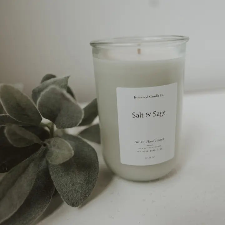 Ironwood Candle Co: Salt & Sage