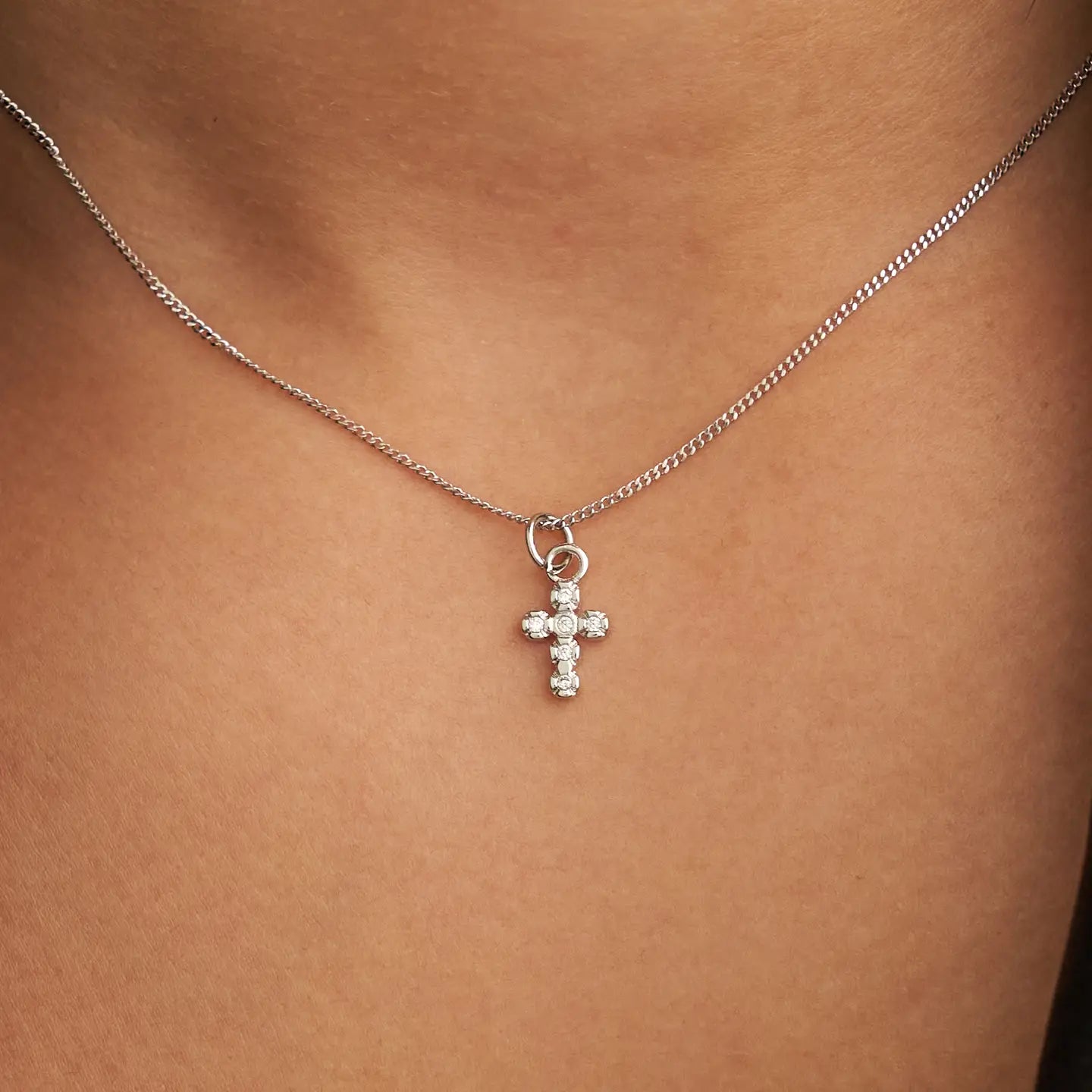 Silver Cross Necklace| Brenda Grands