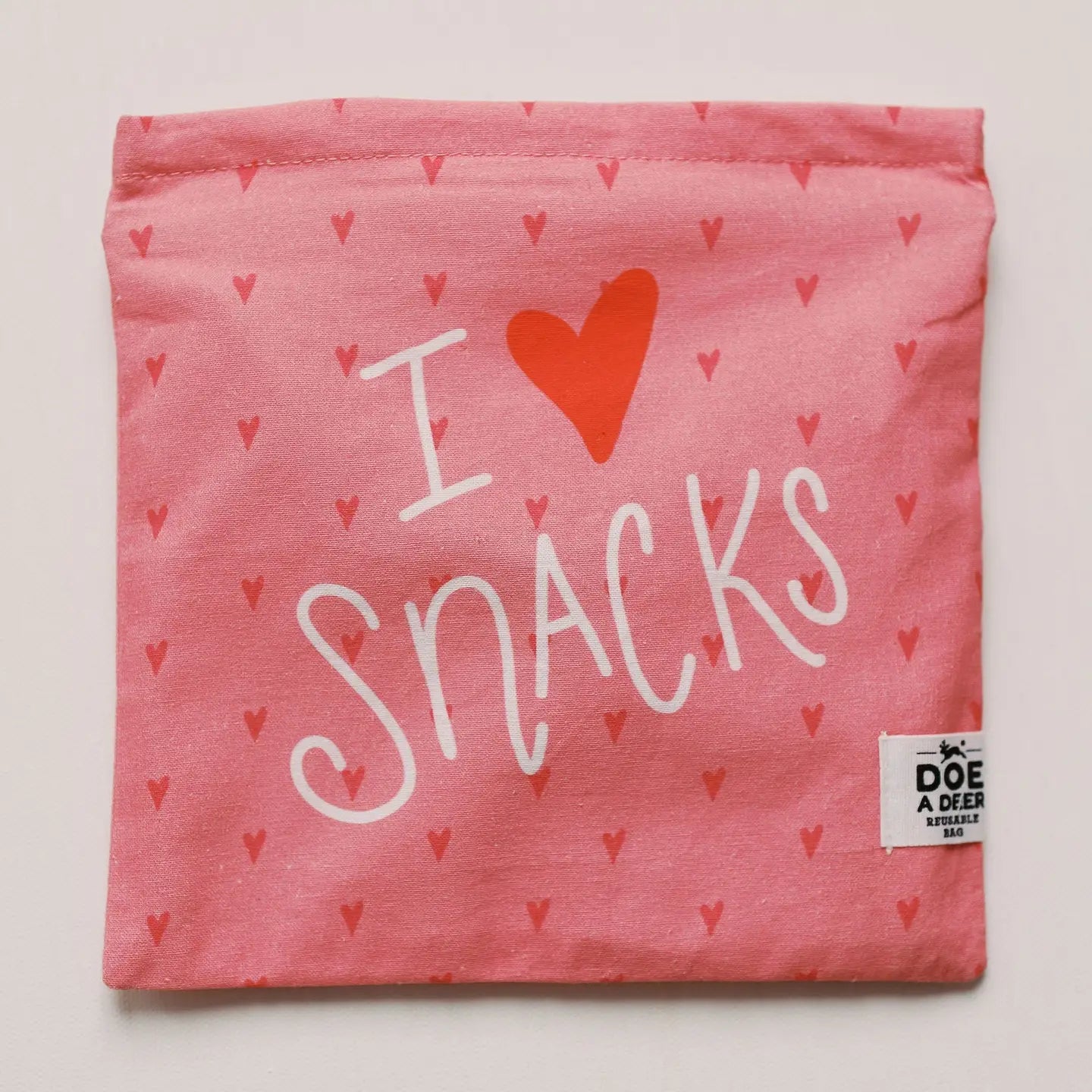 I Heart Snacks Snack Bag