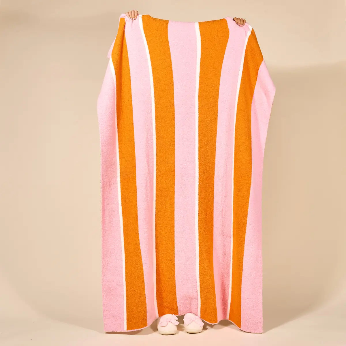 Cozy Dreams Luxe Blanket | Sicily Stripes Pink