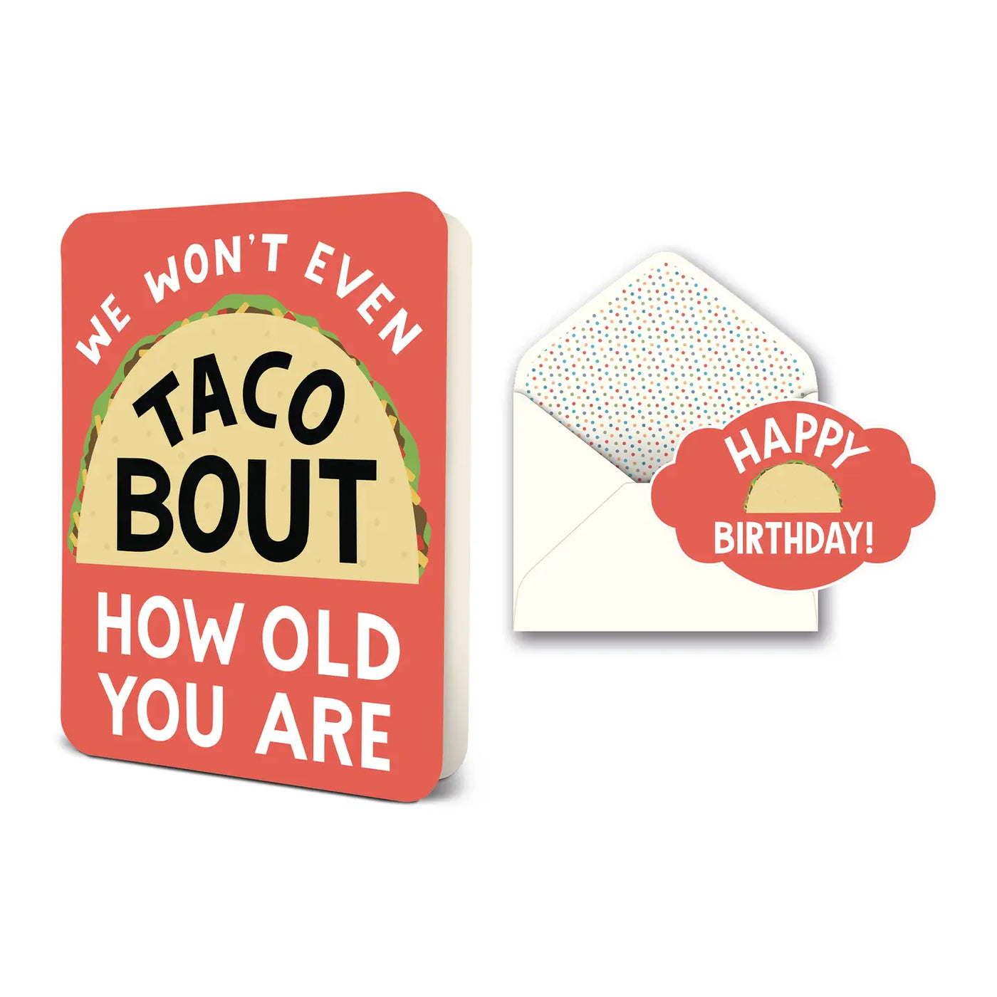 Taco Bout How Old You Are Greeting Card