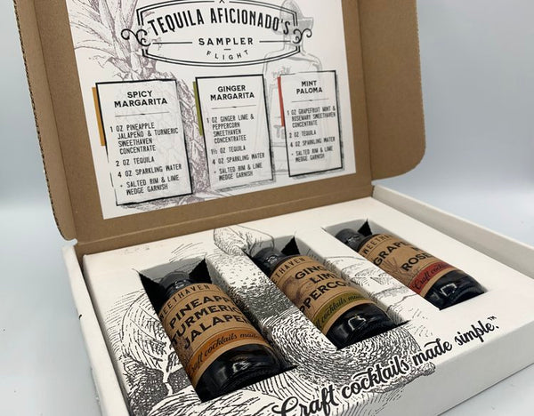 Sweet Haven Tequila Aficionado's Sampler Flight