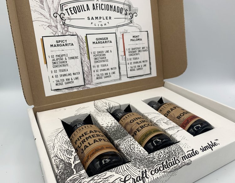 Sweet Haven Tequila Aficionado's Sampler Flight