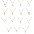 Toggle Initial Necklace- Gold