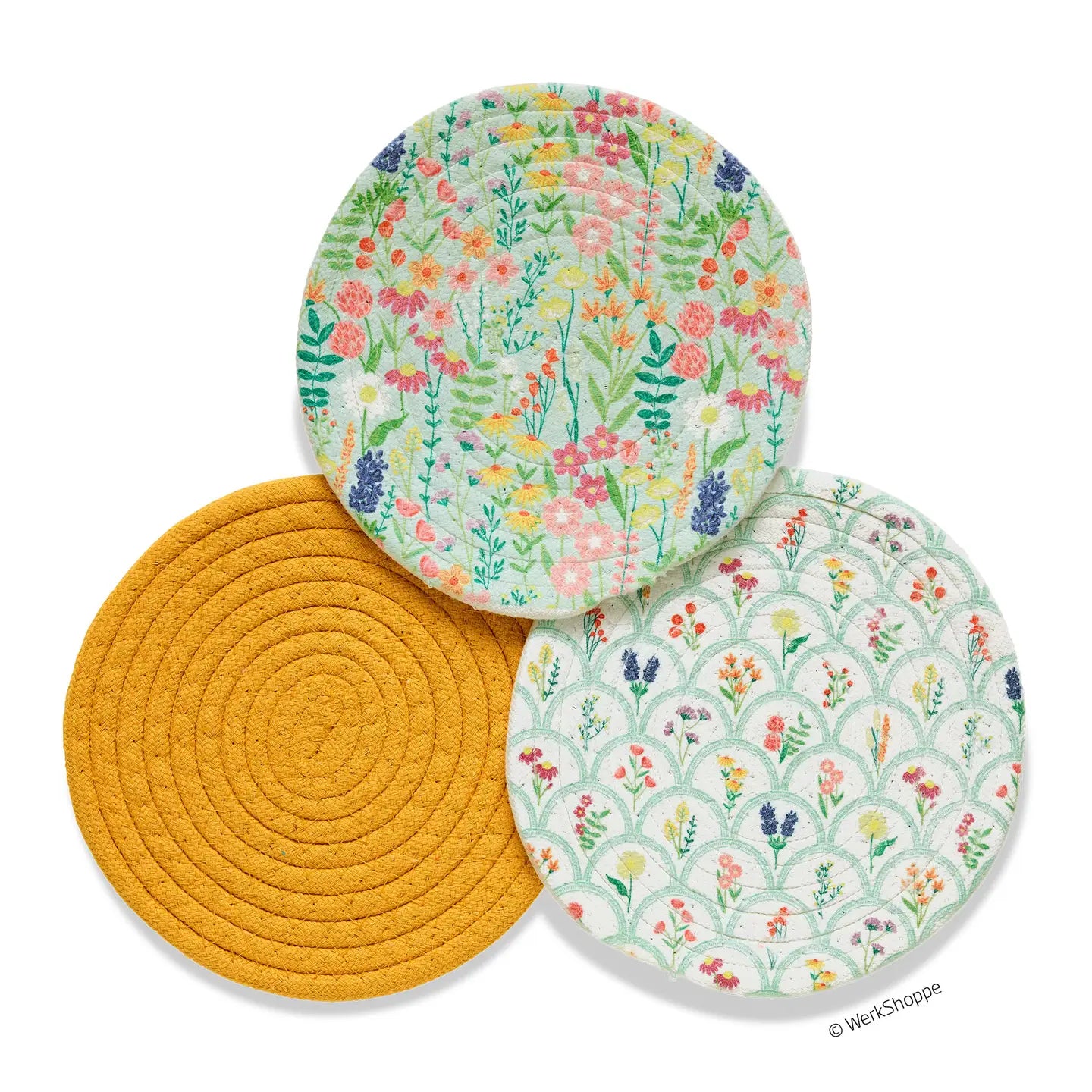 Wildflower Cotton Kitchen Trivets
