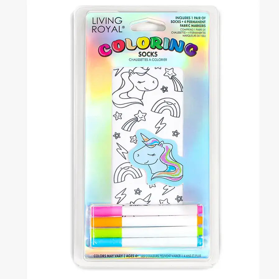 DIY Ankle Socks Coloring Kit