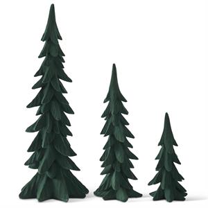 Green Velvet Christmas Trees