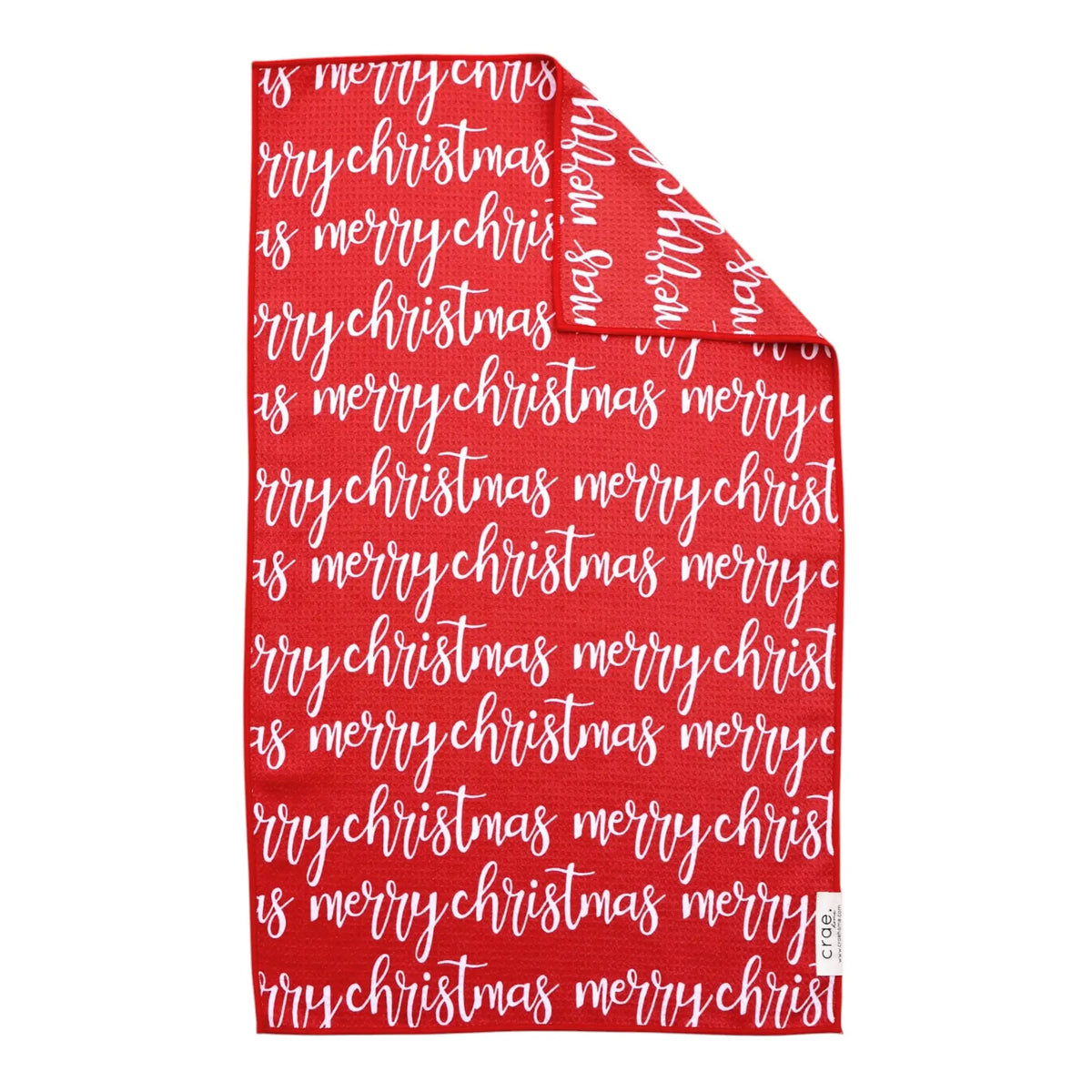 A Very Merry Christmas: Double-Sided Hand Towel