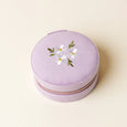 Round Velvet Jewelry Case