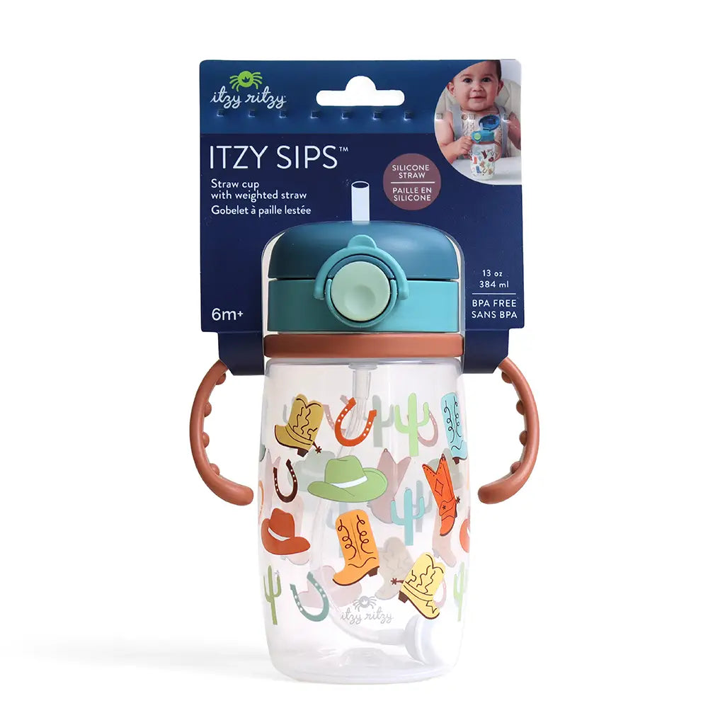 Itzy Ritzy Western Straw Cup