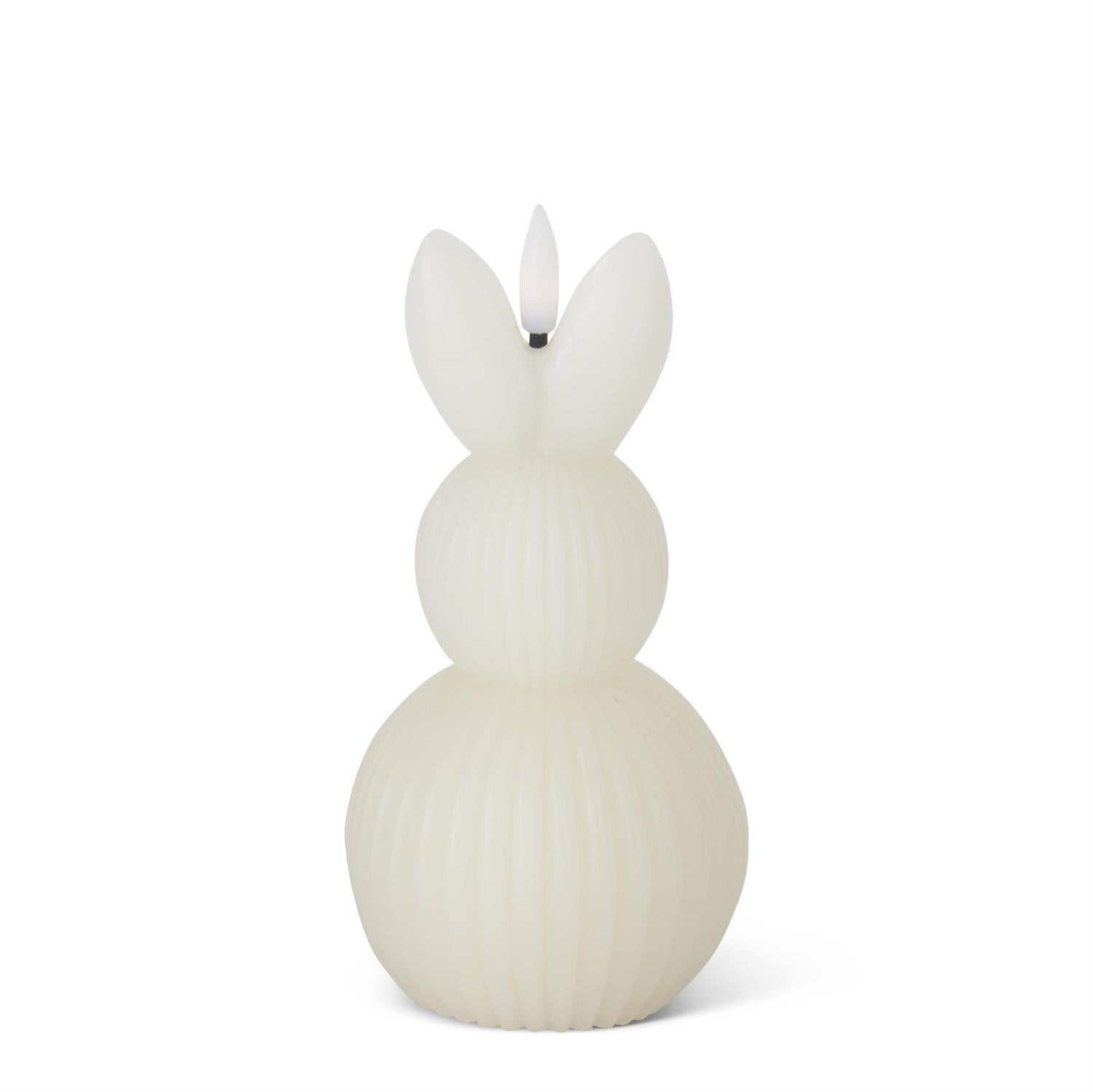6.25" Accordion LED Bunny Candle w/Timer