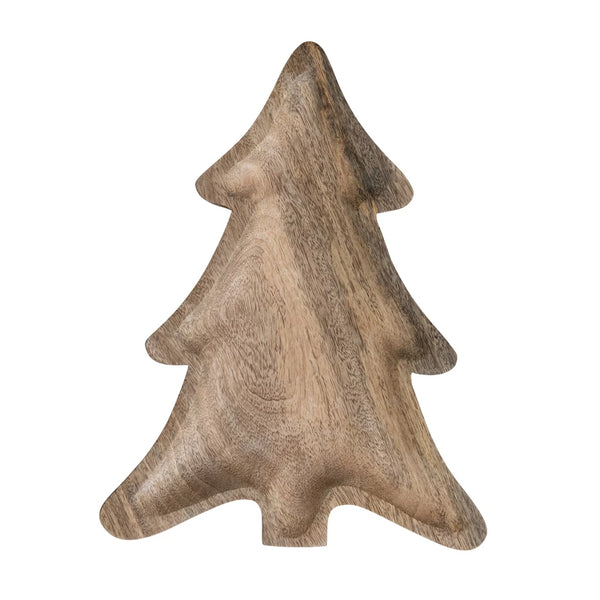 Mango Wood Tree Shaped Tray