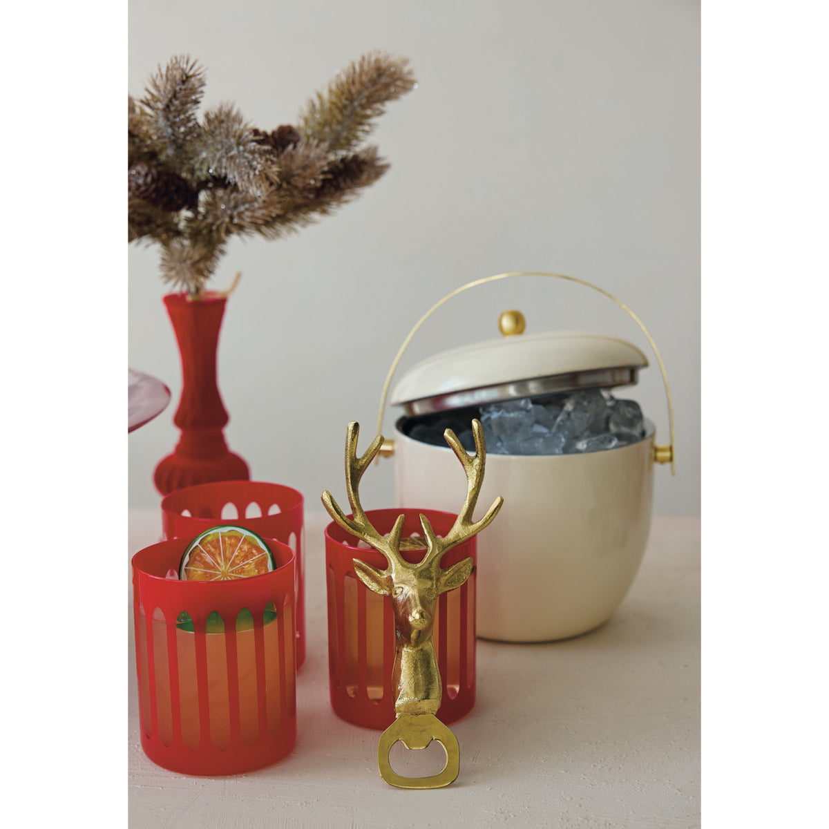 Deer Head Shaped Bottle Opener-Gold