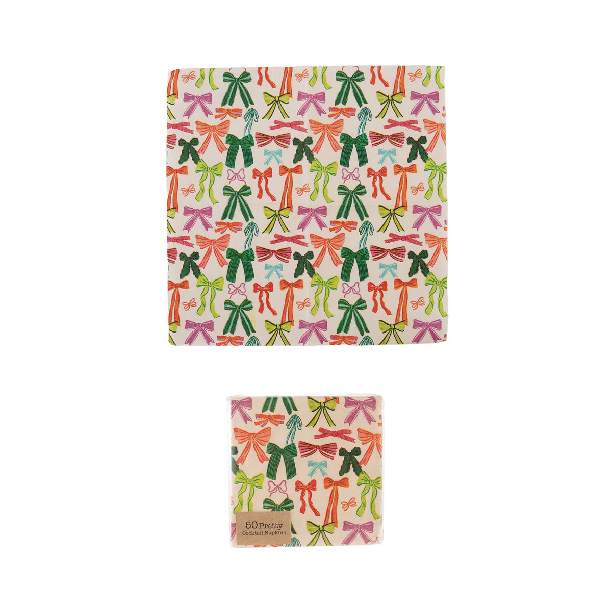 Paper Cocktail Bow Napkins