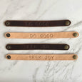 Leather Snap Bracelet