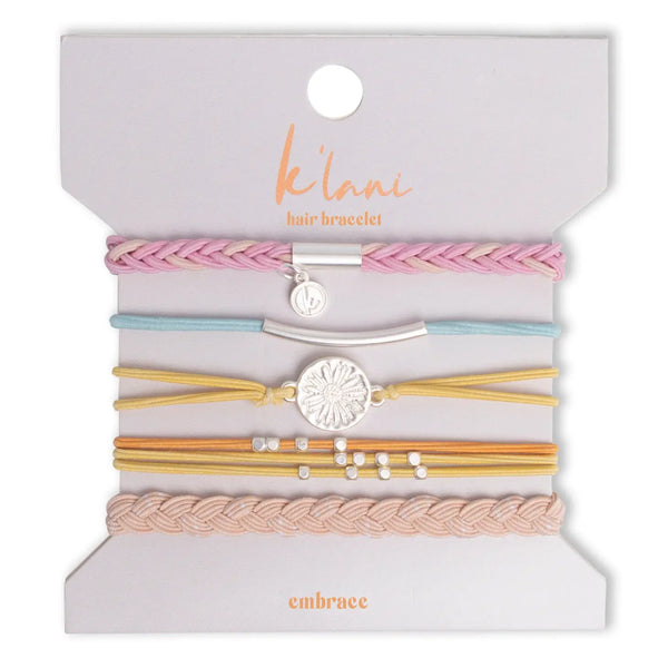 K'lani Hair Tie Bracelet- Embrace