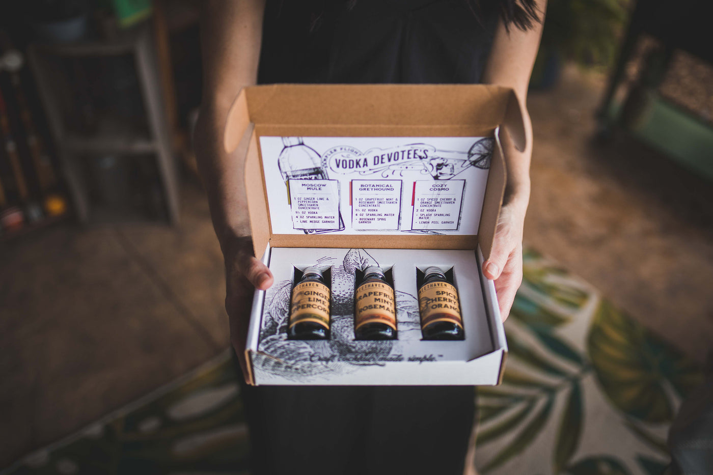 Sweethaven Tonics Vodka Devotee's Sampler Flight