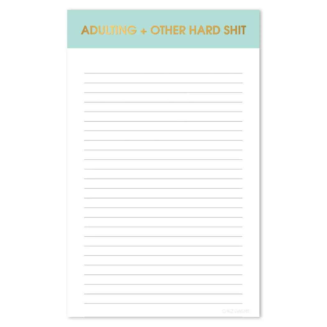 Adulting + Other Hard Shit Notepad