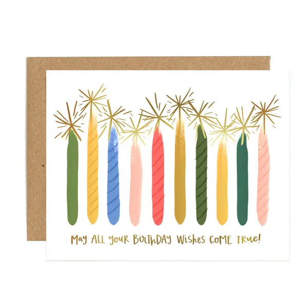 Candle Birthday Greeting Card