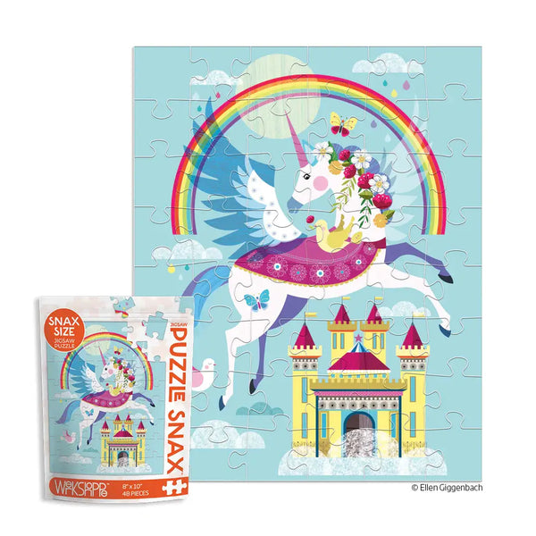 Rainbow Unicorn | 48 Piece Jigsaw Puzzle