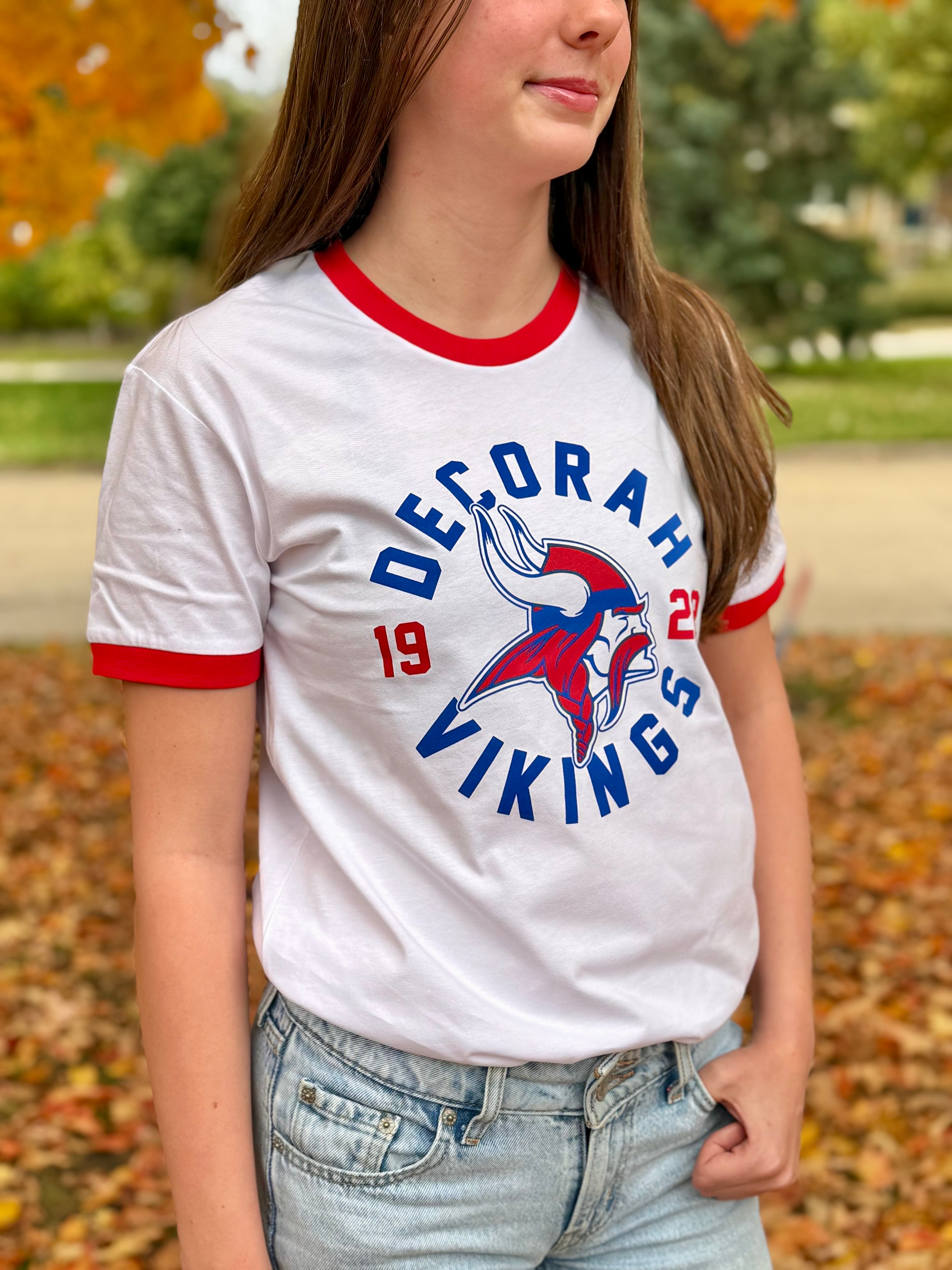 Decorah Vikings Ringer Tee