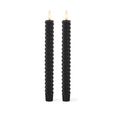 Spiral LED Taper Candles w/ Timer