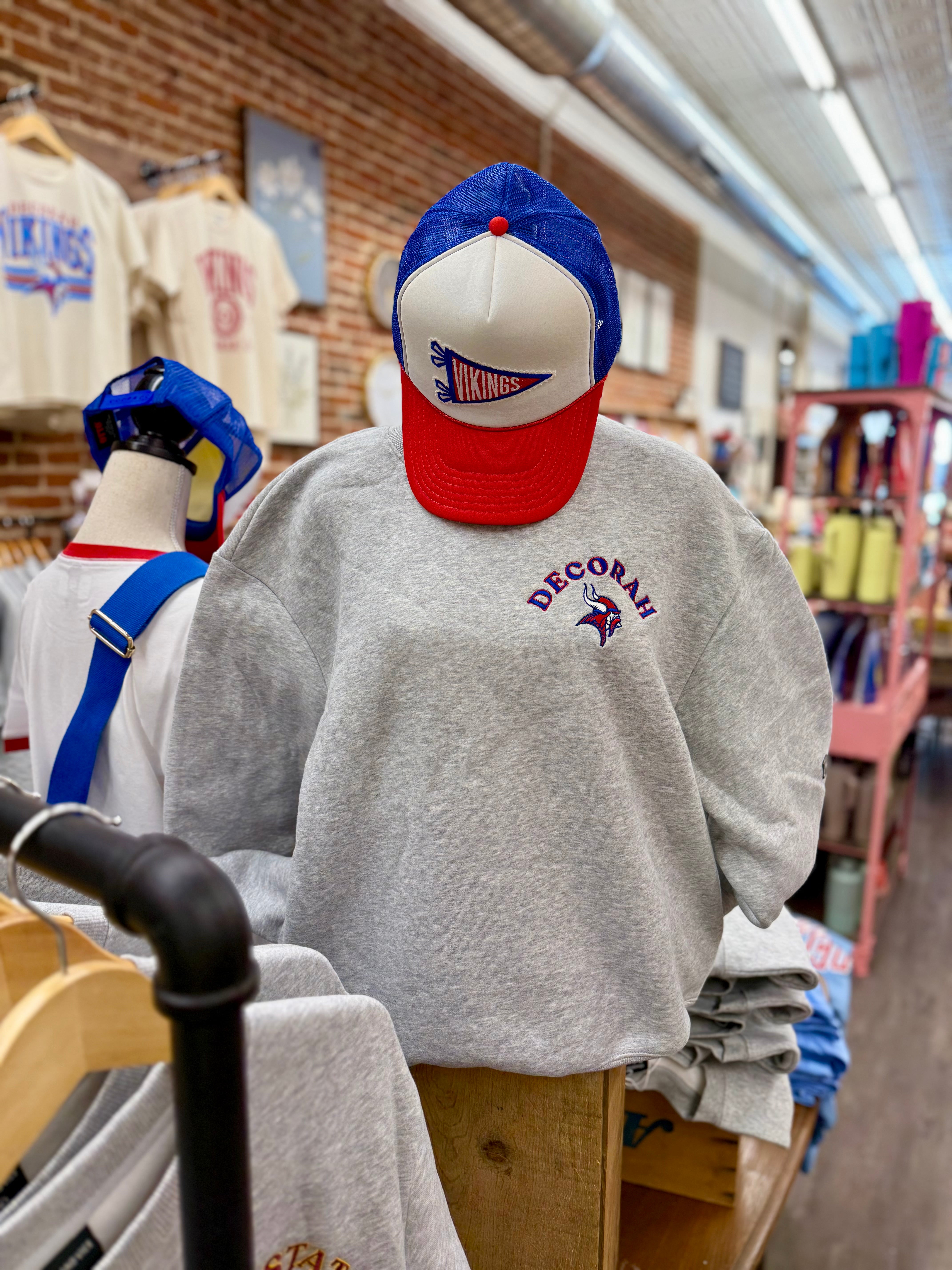 Decorah Vikings Oversized Crew