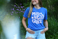 Midwest Girl Summer Tee- Royal Blue