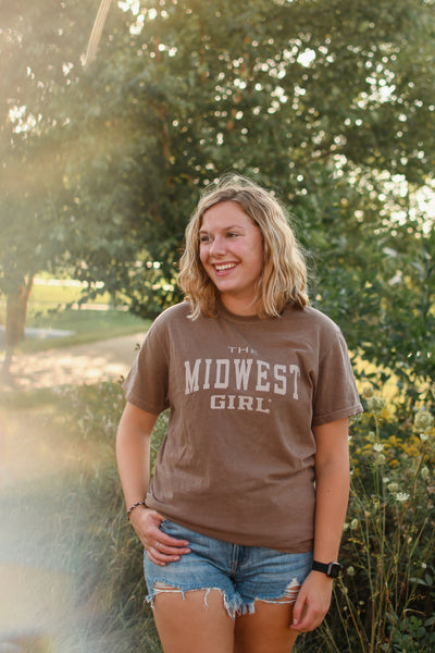 The Midwest Girl Tee in Espresso