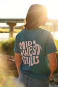 Midwest Girl Summer Tee-Topaz