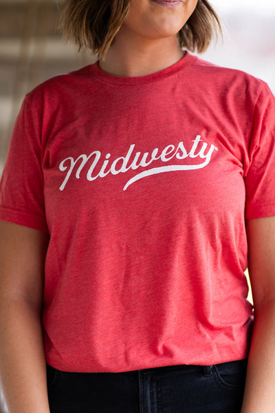 Midwesty Tee in Red