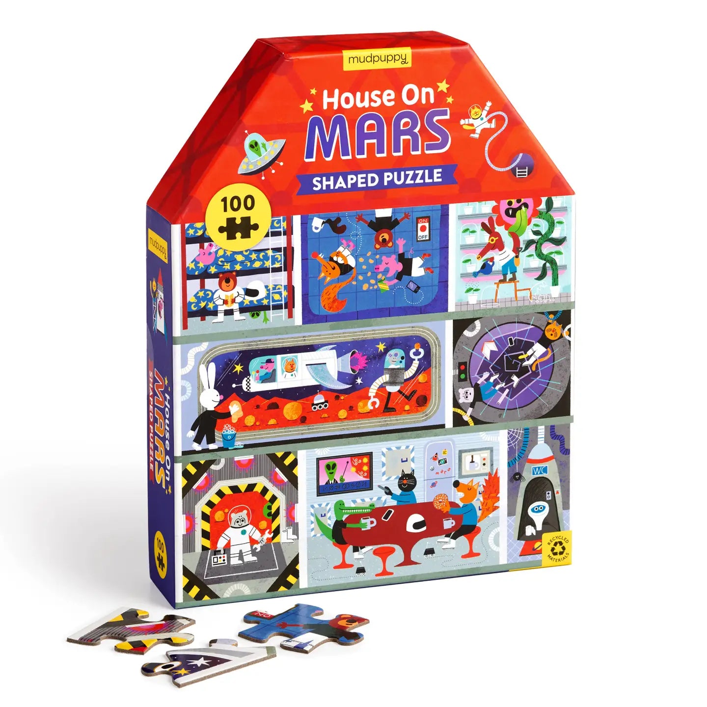 House On Mars Shaped Puzzle