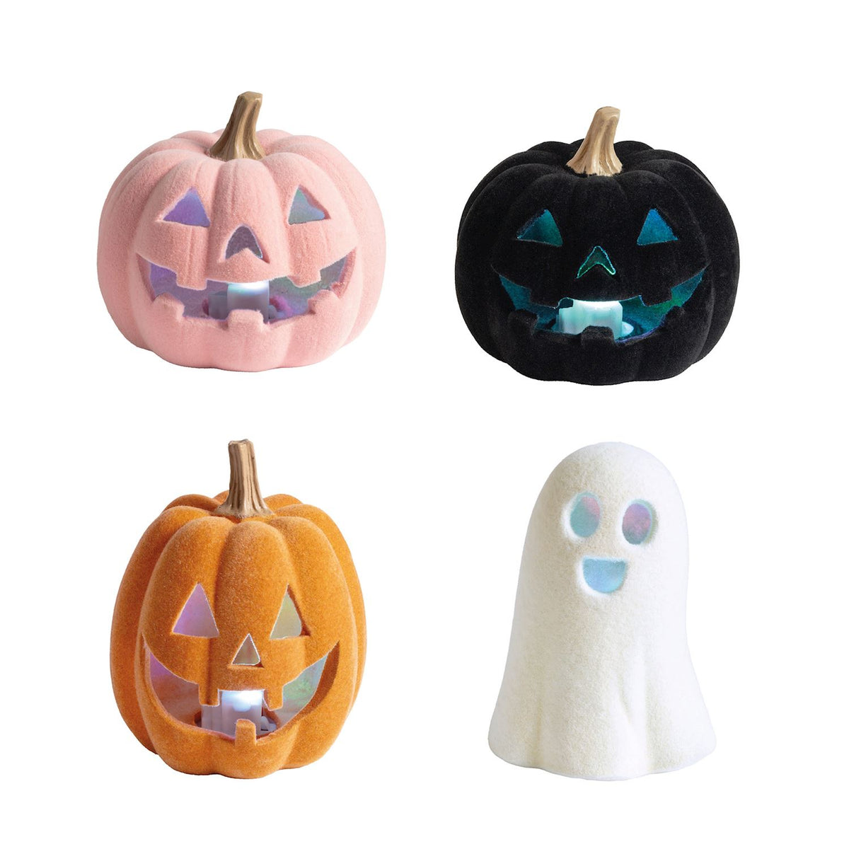 Flocked Halloween Sitters