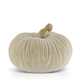 Resin Taupe Velvet Pumpkin